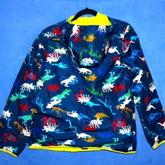 Wonder Nation Dinosaur Print Jacket Blue XL 14-16 Husky - Picture 4 of 6